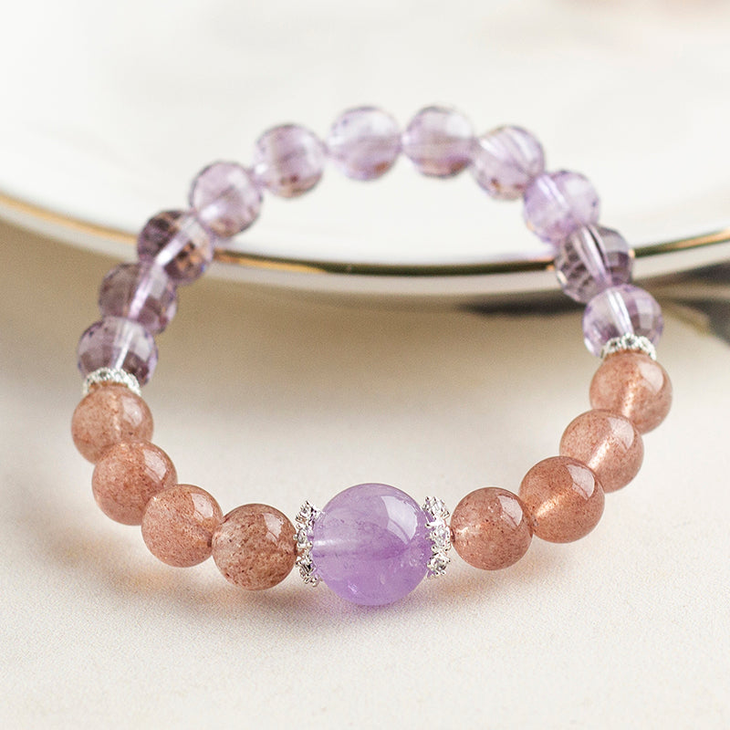 <You's jewelry>Exclusive customized amethyst bracelet (9+)