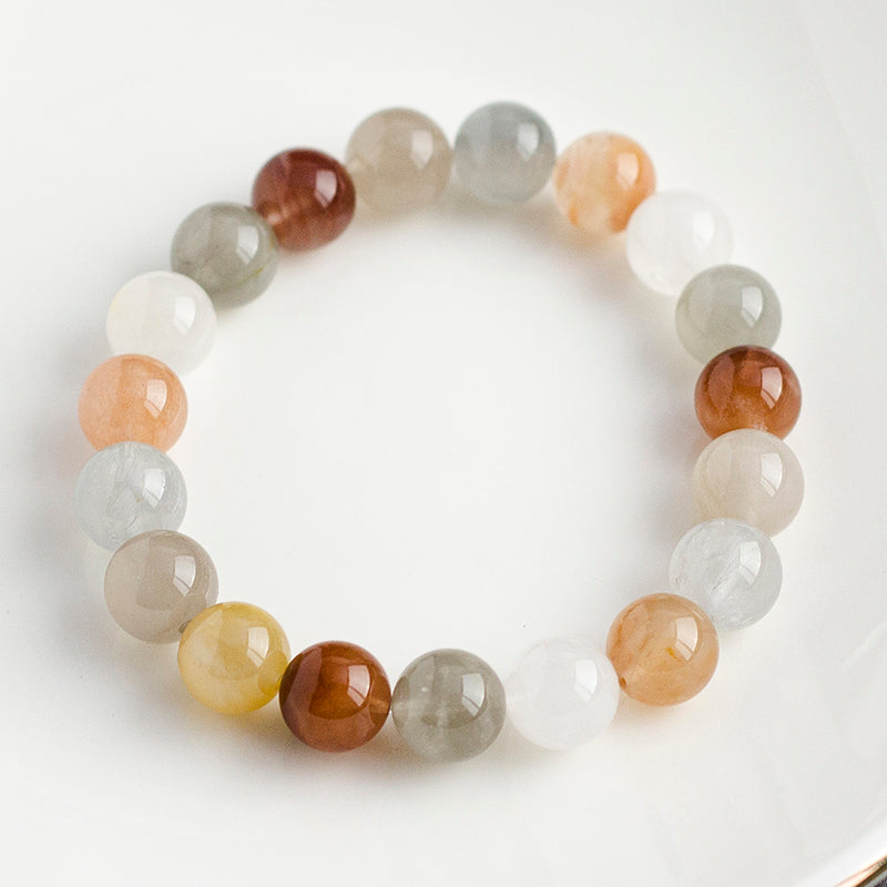 <You's jewelry>Exclusively customized Maillard rabbit fur bracelet (10+)