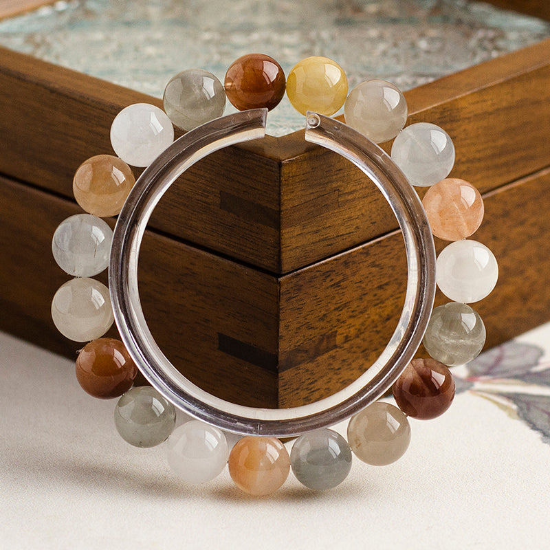 <You's jewelry>Exclusively customized Maillard rabbit fur bracelet (10+)