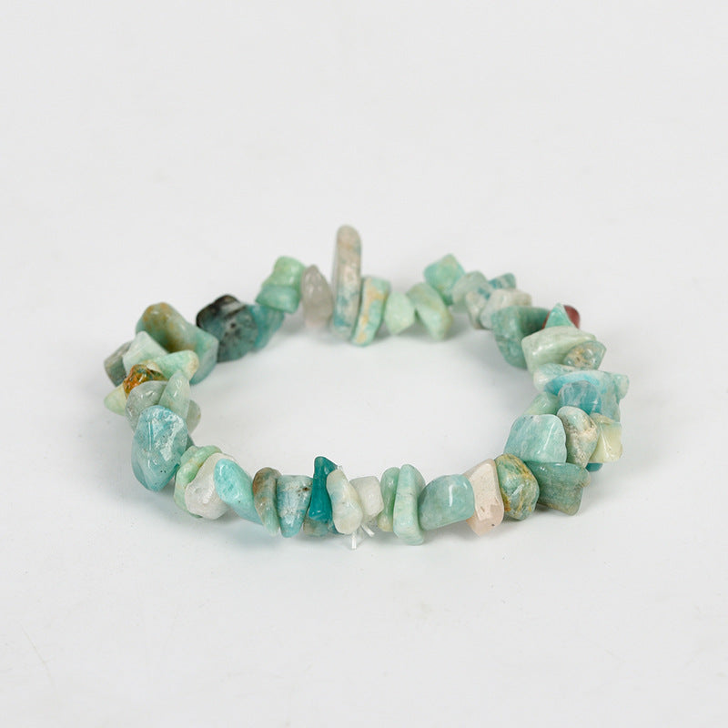 New hot selling natural crystal mixed irregular gravel bracelet for women handmade