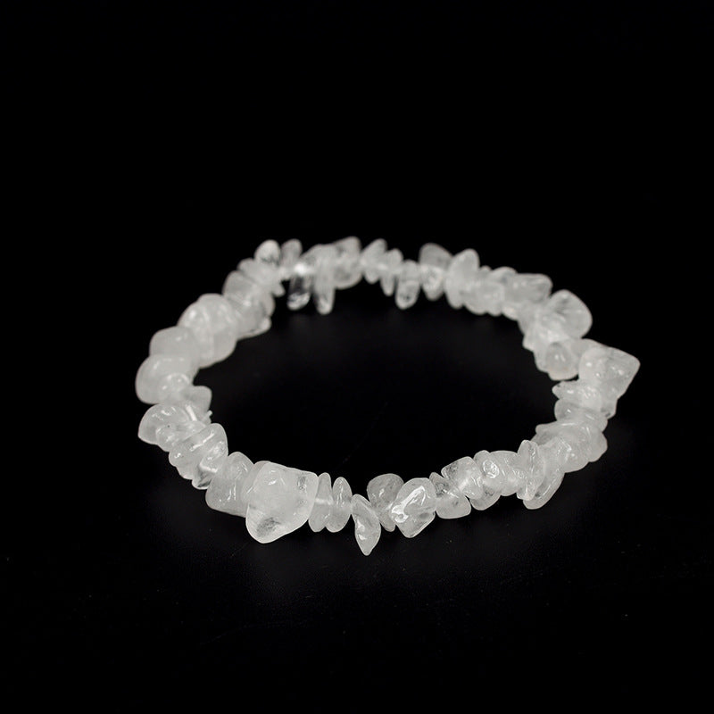 New hot selling natural crystal mixed irregular gravel bracelet for women handmade
