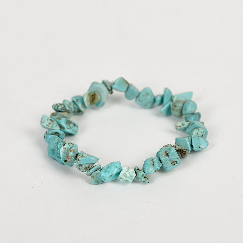 New hot selling natural crystal mixed irregular gravel bracelet for women handmade
