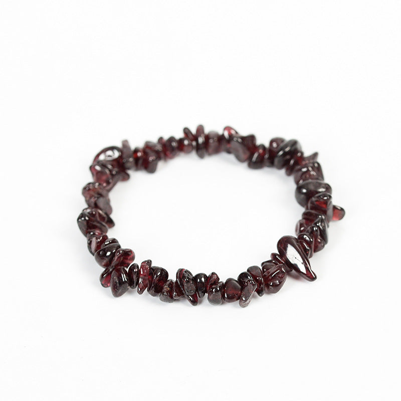 New hot selling natural crystal mixed irregular gravel bracelet for women handmade