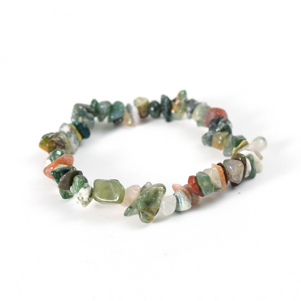 New hot selling natural crystal mixed irregular gravel bracelet for women handmade