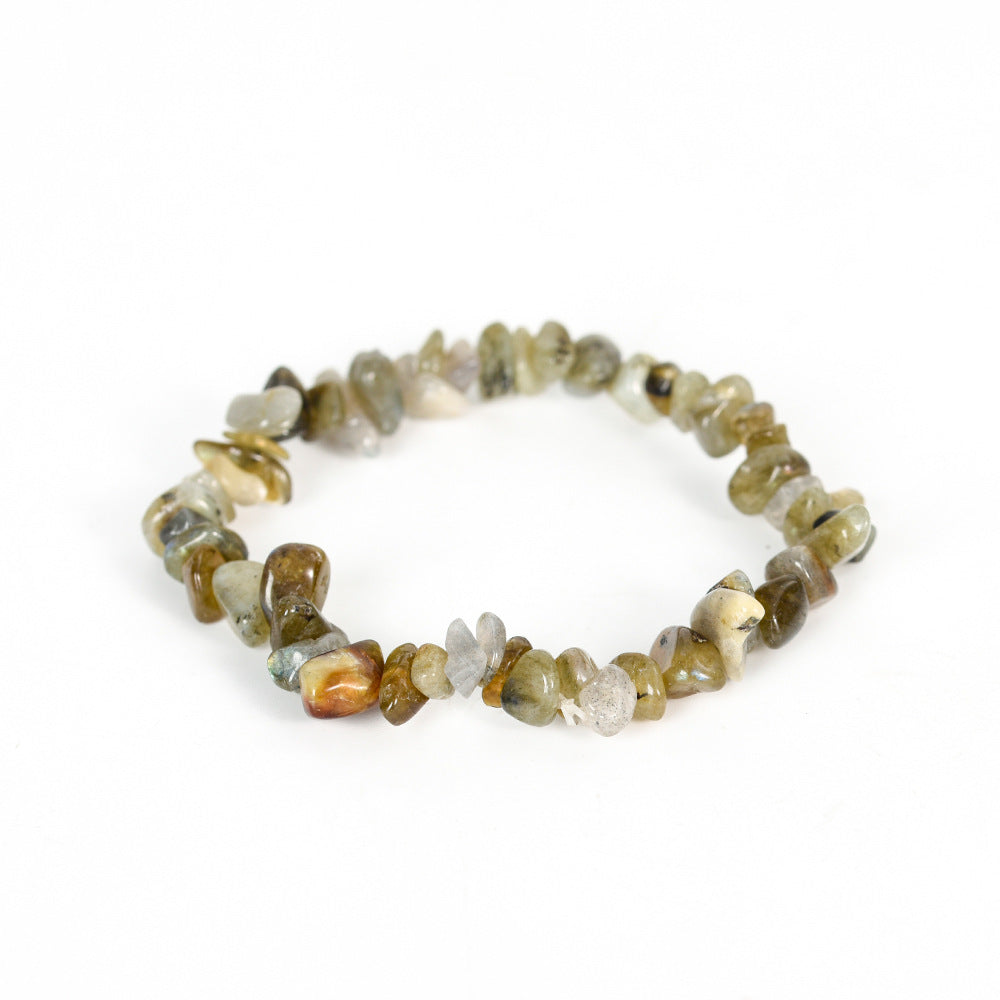 New hot selling natural crystal mixed irregular gravel bracelet for women handmade