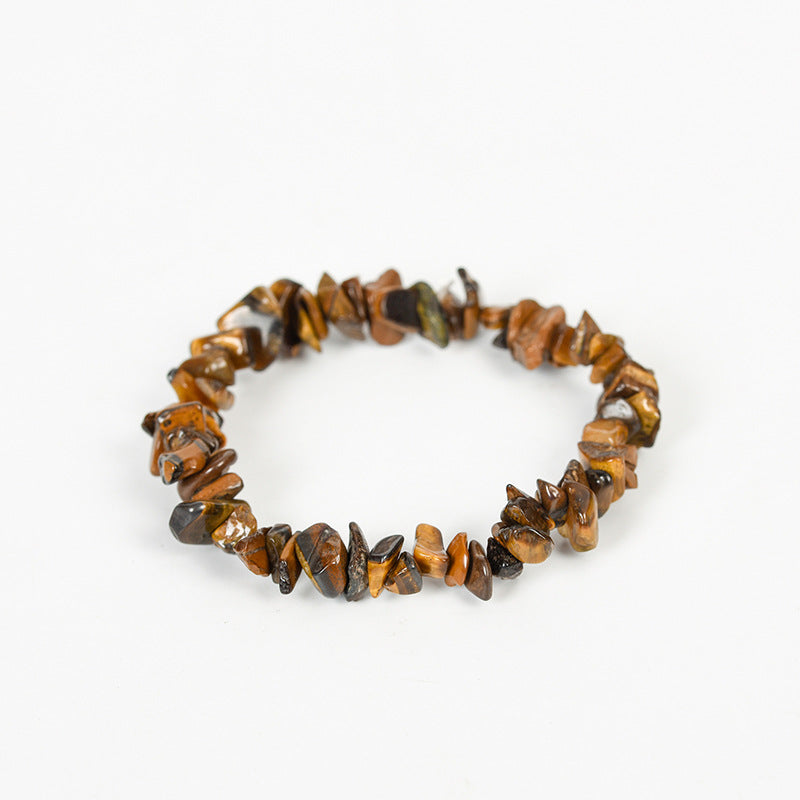 New hot selling natural crystal mixed irregular gravel bracelet for women handmade