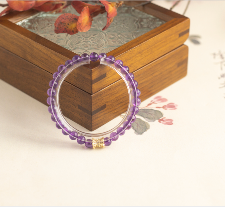 <You's jewelry>Exclusive customized amethyst bracelet