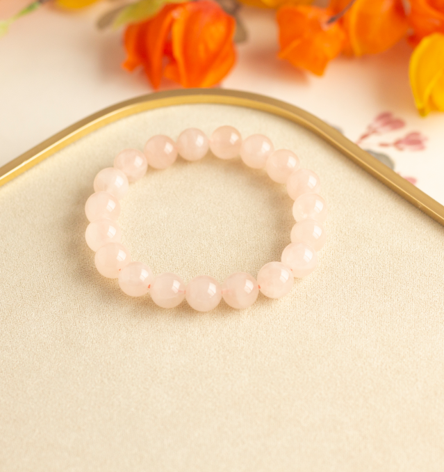 <You's jewelry>Exclusive customized rose quartz bracelet (10+)