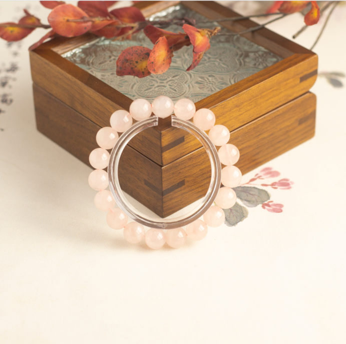 <You's jewelry>Exclusive customized rose quartz bracelet (10+)