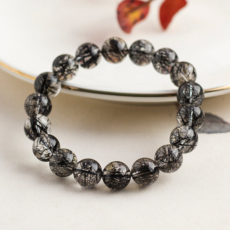 <You's jewelry>Exclusive customized black crystal bracelet (11+)