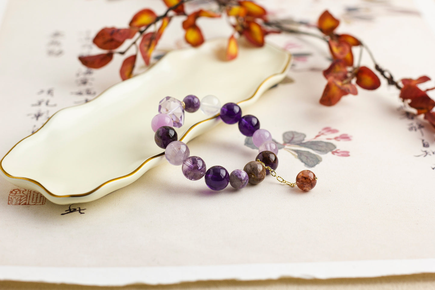 <You's jewelry>Exclusively customized Nine Purple Lihuo Haute Couture Bracelet