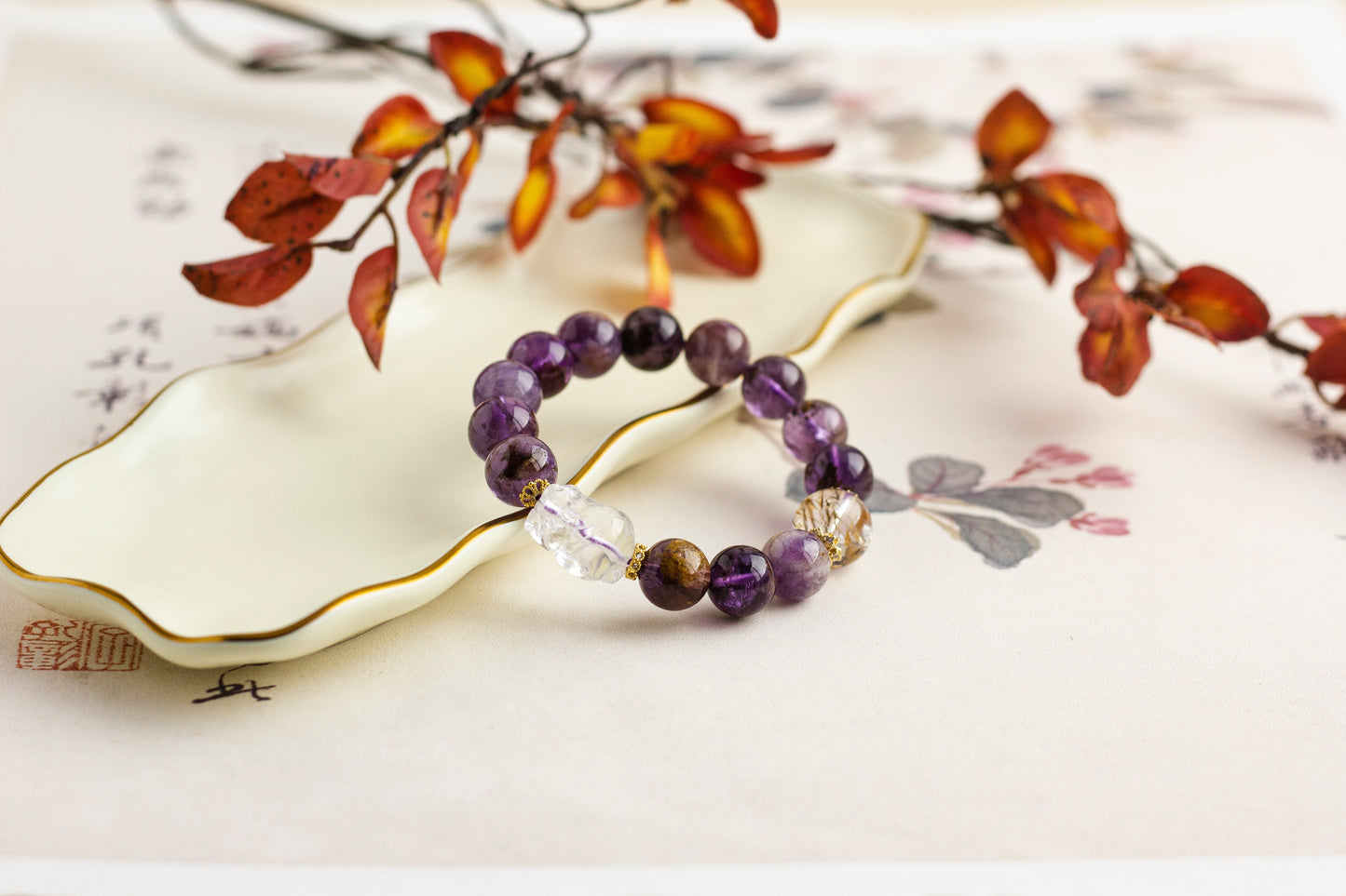 <You's jewelry>Exclusive customized purple ghost bracelet (12+)