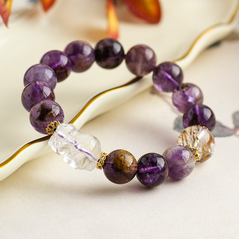 <You's jewelry>Exclusive customized purple ghost bracelet (12+)