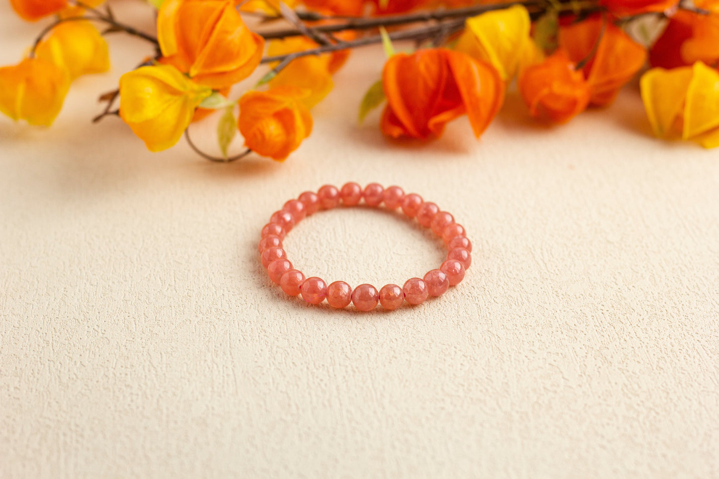 <You's jewelry>Exclusive customized rhodolite bracelet (7+)