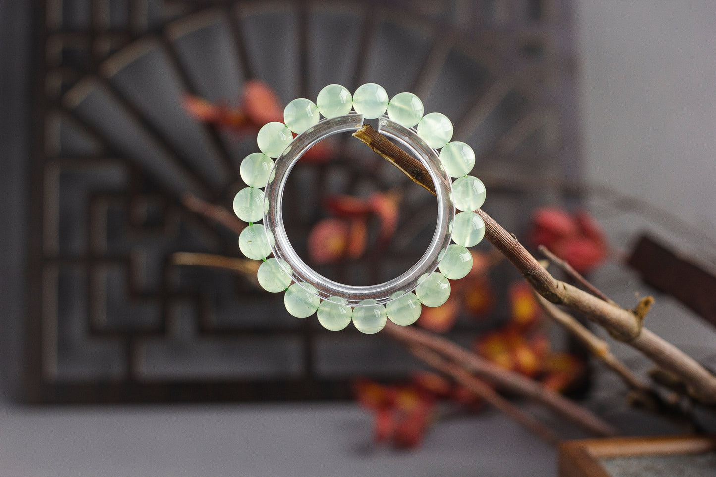 <You's jewelry>Exclusive customized prehnite bracelet (10+)