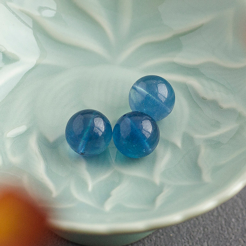 <You's jewelry>Exclusive customized devil blue aquamarine single bead (15+)