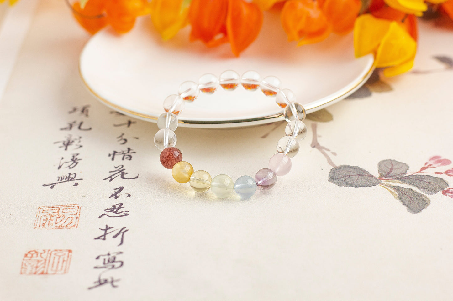 <You's jewelry>Exclusively customized Five Elements Crystal Bracelet (10+)