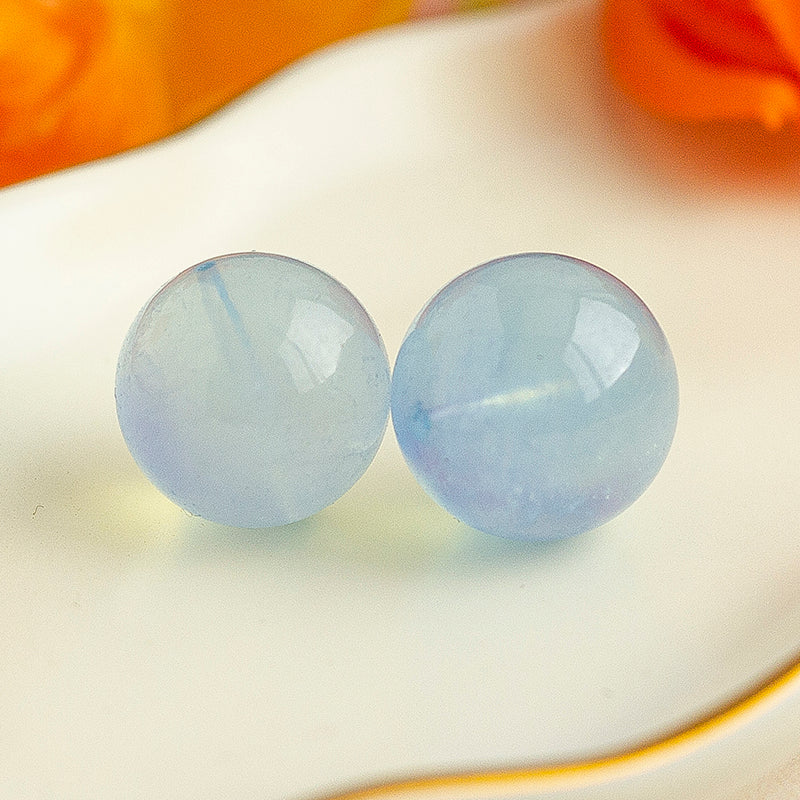 <You's jewelry>Exclusive customized aquamarine single bead (17+)