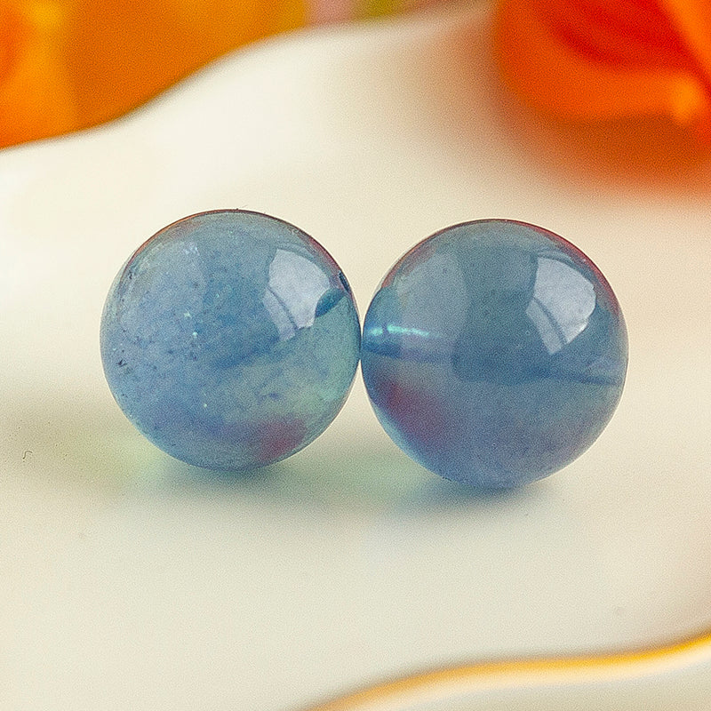 <You's jewelry>Exclusive customized devil blue aquamarine single bead (16+)