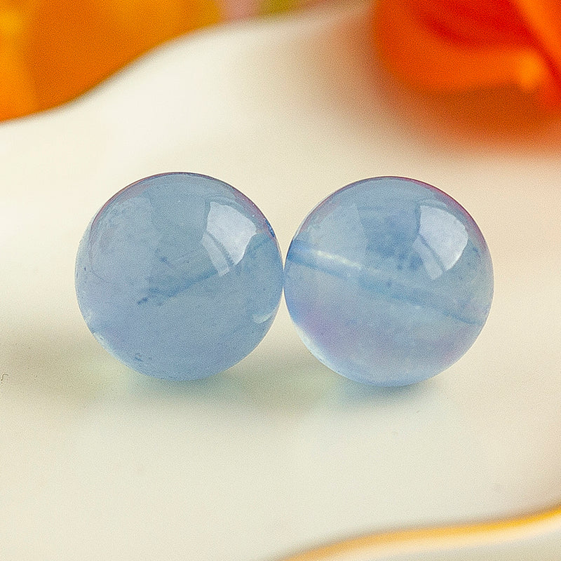 <You's jewelry>Exclusively customized aquamarine single beads （16+）