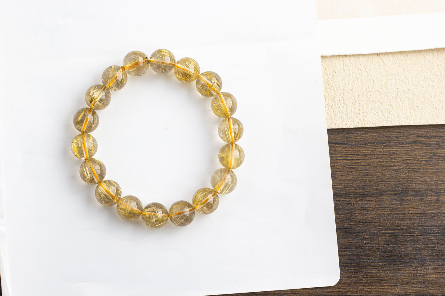 <You's jewelry>Exclusive customized golden crystal bracelet (11+)