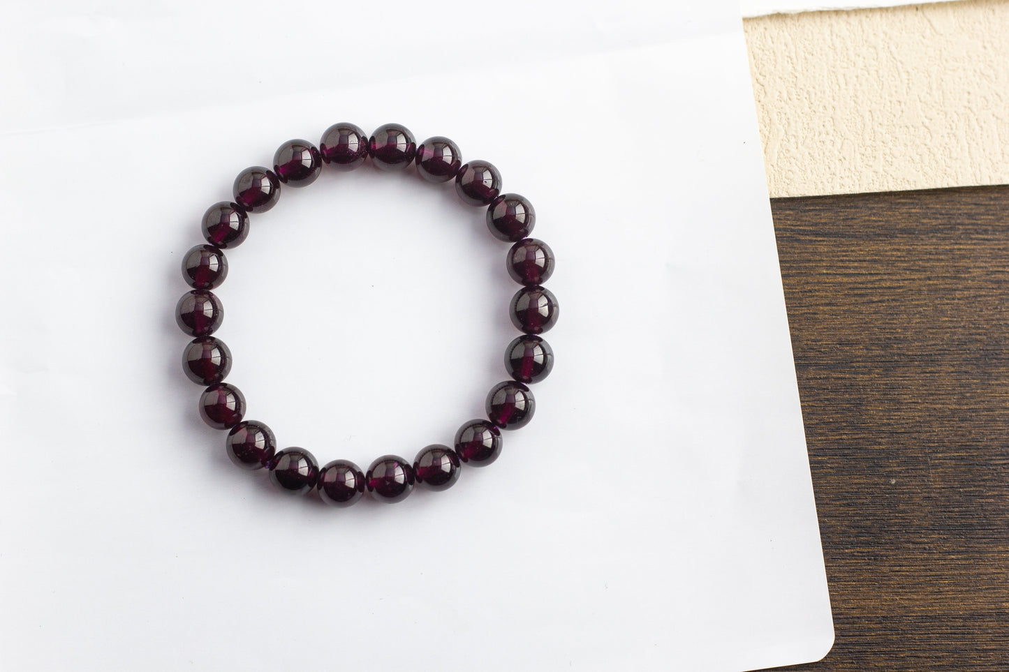 <You's jewelry>Exclusive customized garnet bracelet (8+)