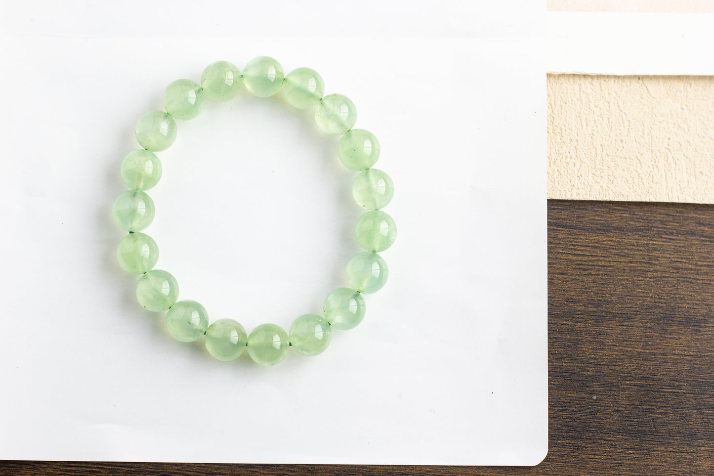 <You's jewelry>Exclusive customized prehnite bracelet (10+)