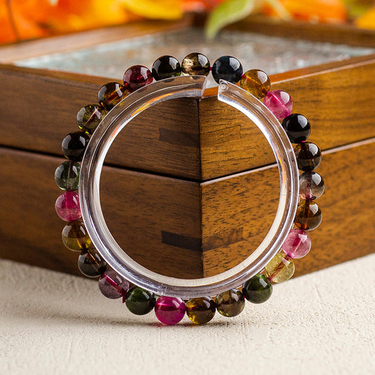 <You's jewelry>Exclusive customized old material tourmaline bracelet (7+)