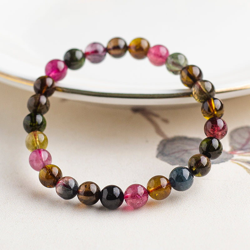<You's jewelry>Exclusive customized old material tourmaline bracelet (7+)