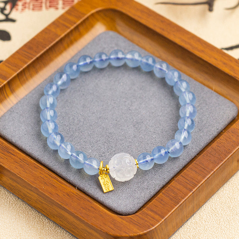 <You's jewelry>Exclusive customized aquamarine bracelet