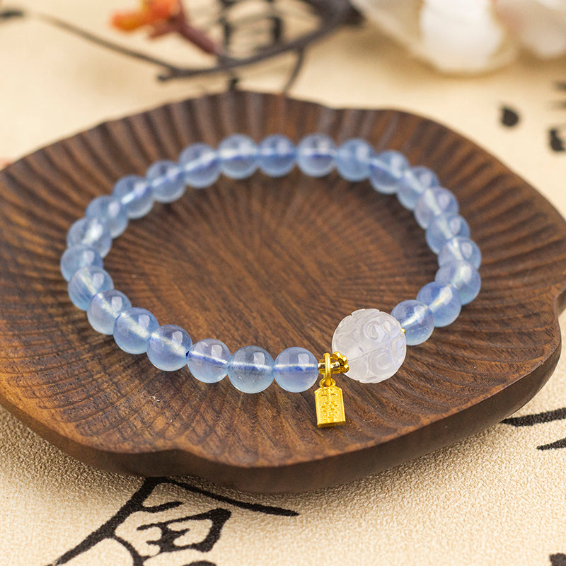 <You's jewelry>Exclusive customized aquamarine bracelet