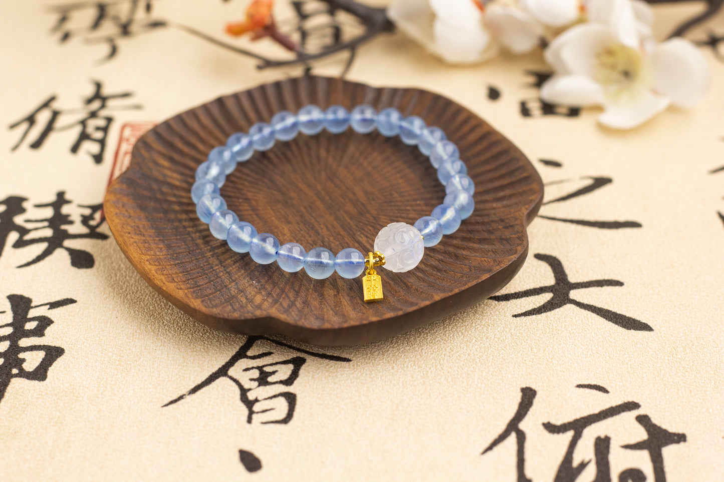 <You's jewelry>Exclusive customized aquamarine bracelet