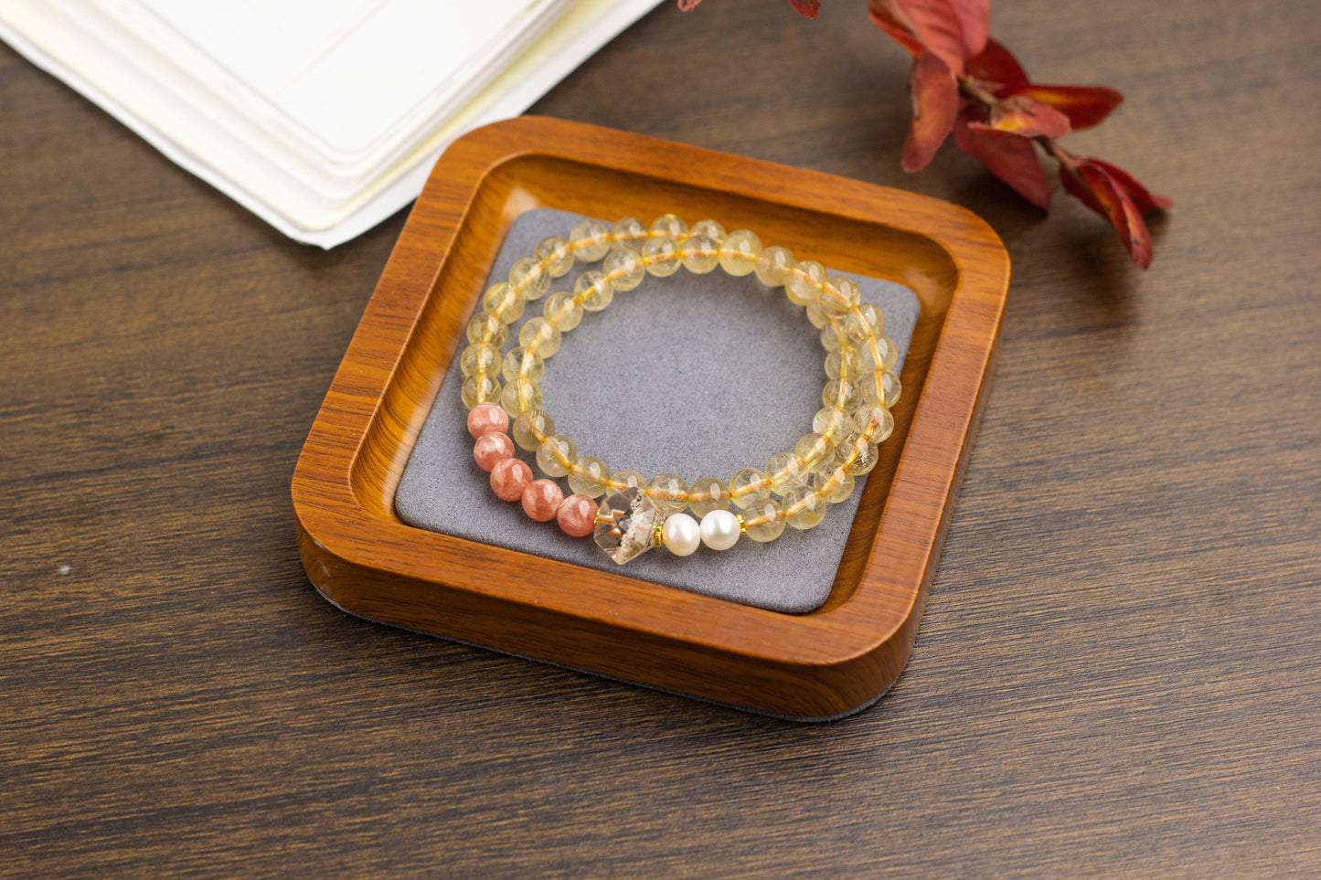 <You's jewelry>Exclusive customized Gold Titanium crystalbracelet