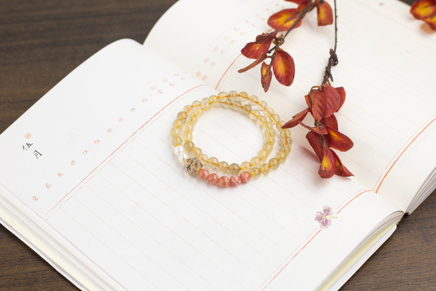 <You's jewelry>Exclusive customized Gold Titanium crystalbracelet