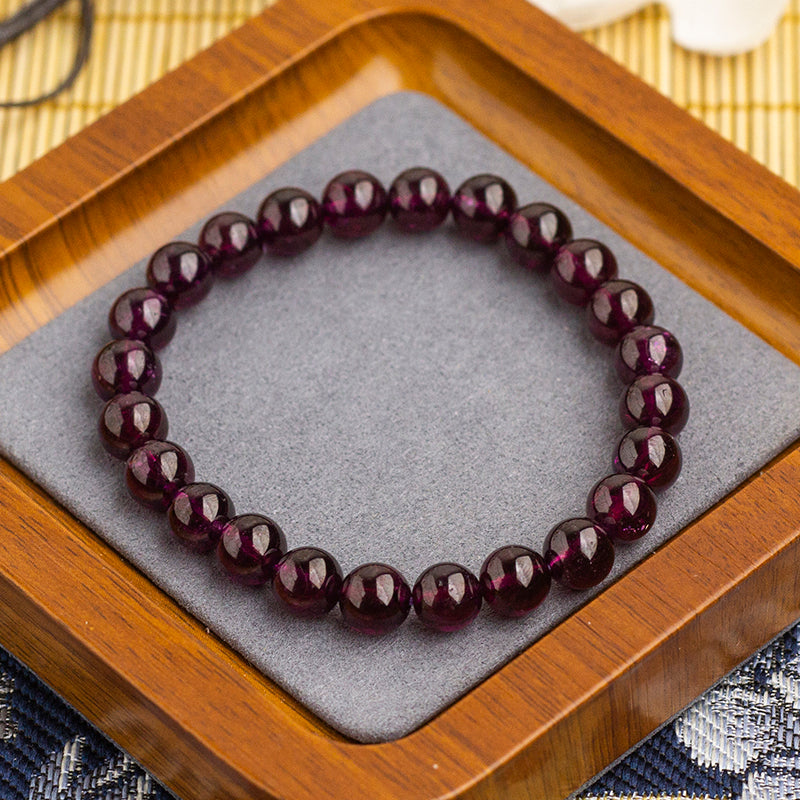 <You's jewelry>Exclusive customized garnet bracelet（7+）