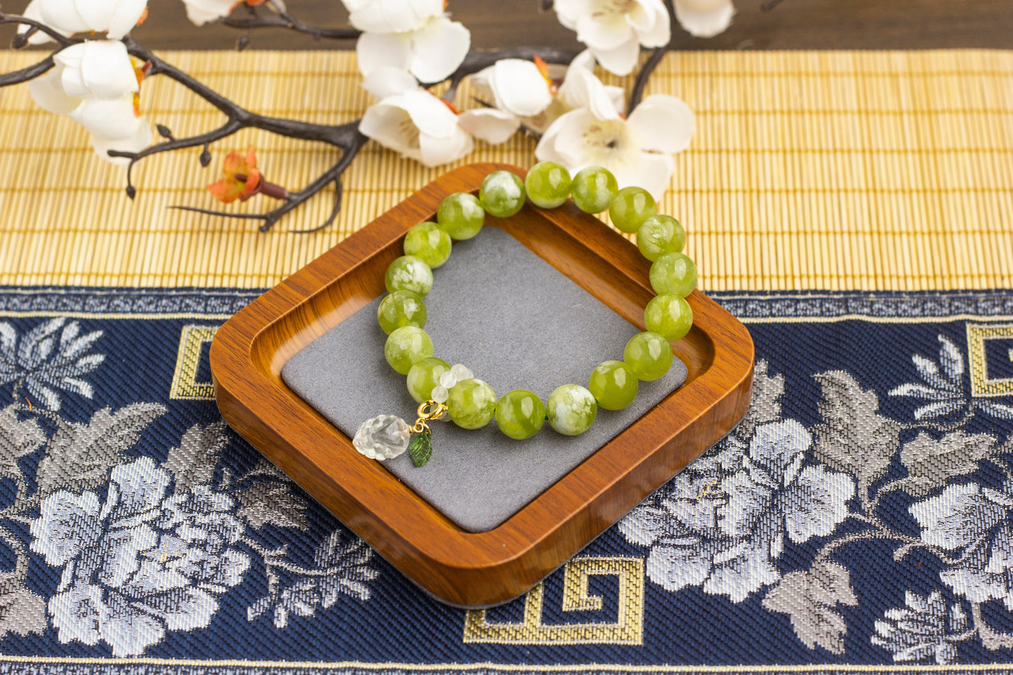 <You's jewelry>Exclusively customized green milk cap bracelets