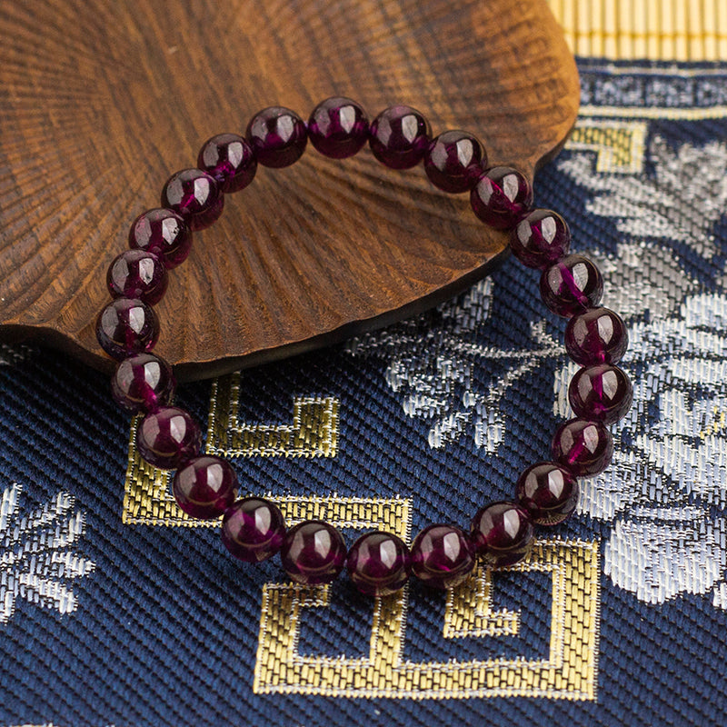 <You's jewelry>Exclusive customized garnet bracelet（7+）