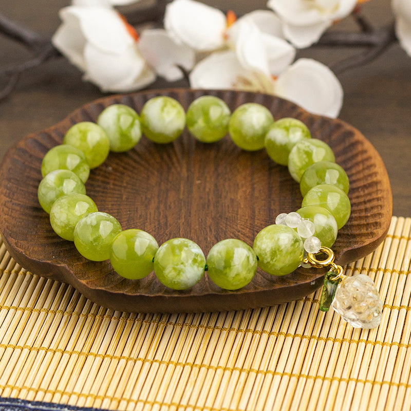 <You's jewelry>Exclusively customized green milk cap bracelets