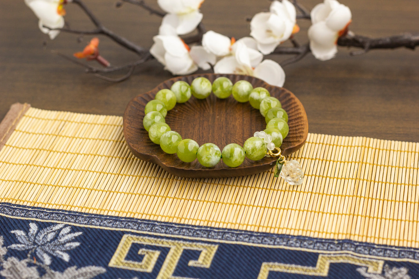 <You's jewelry>Exclusively customized green milk cap bracelets