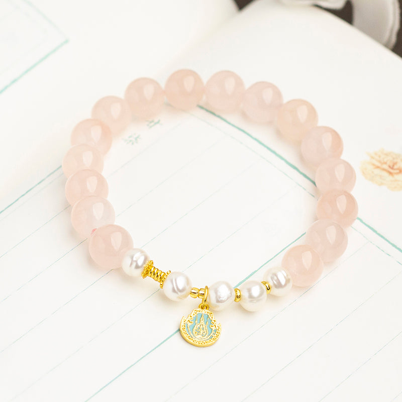 <You's jewelry>Exclusive customized rose quartz bracelet