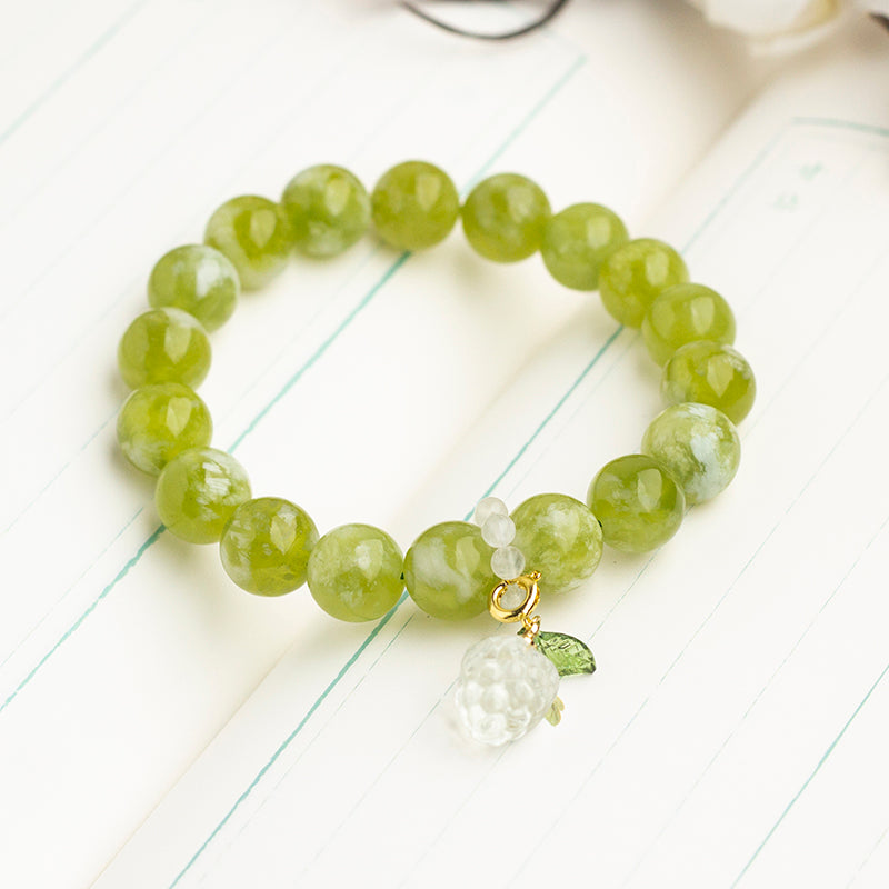 <You's jewelry>Exclusively customized green milk cap bracelets