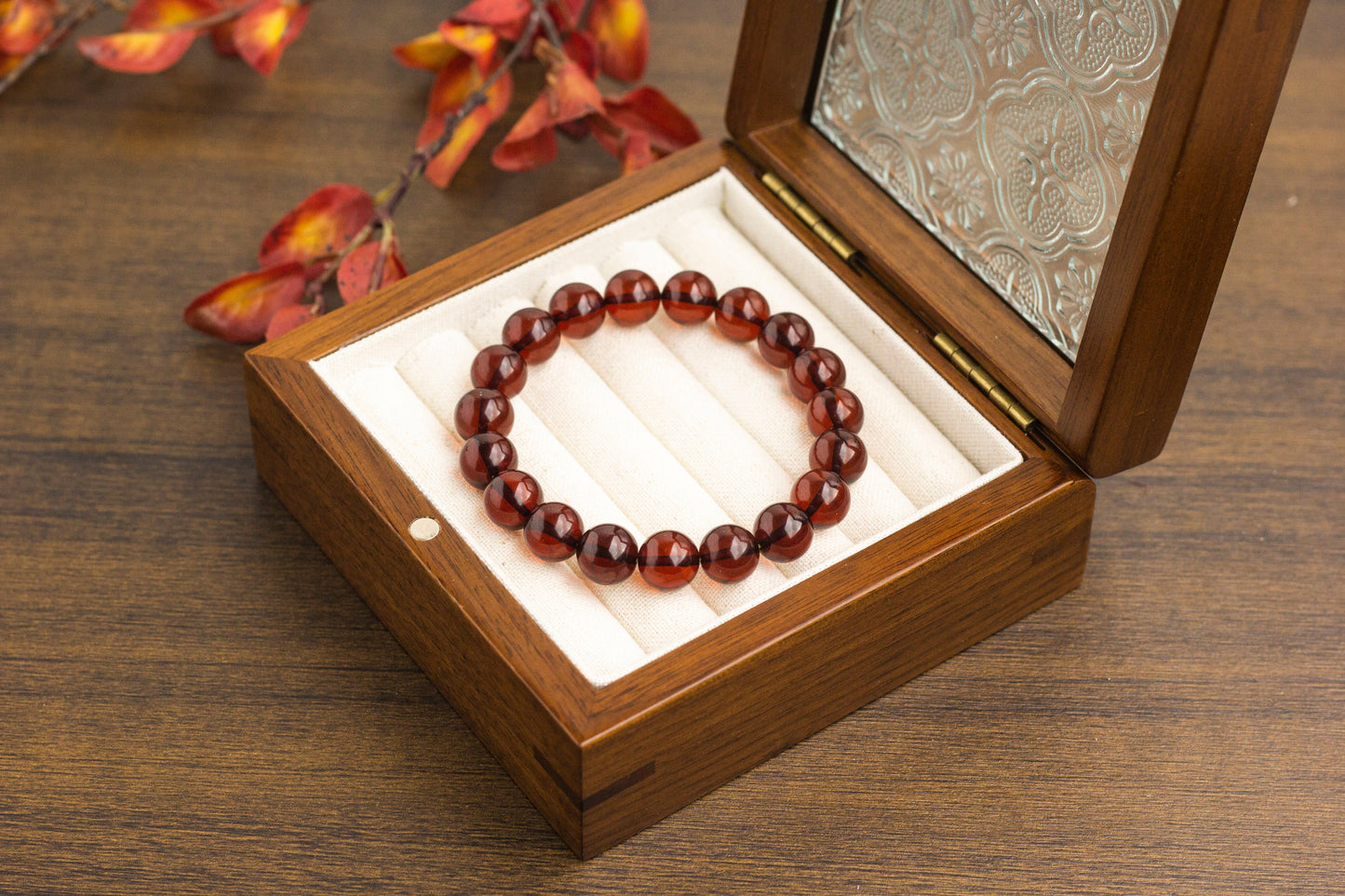 <You's jewelry>Exclusive customized blood amber bracelet（10+）