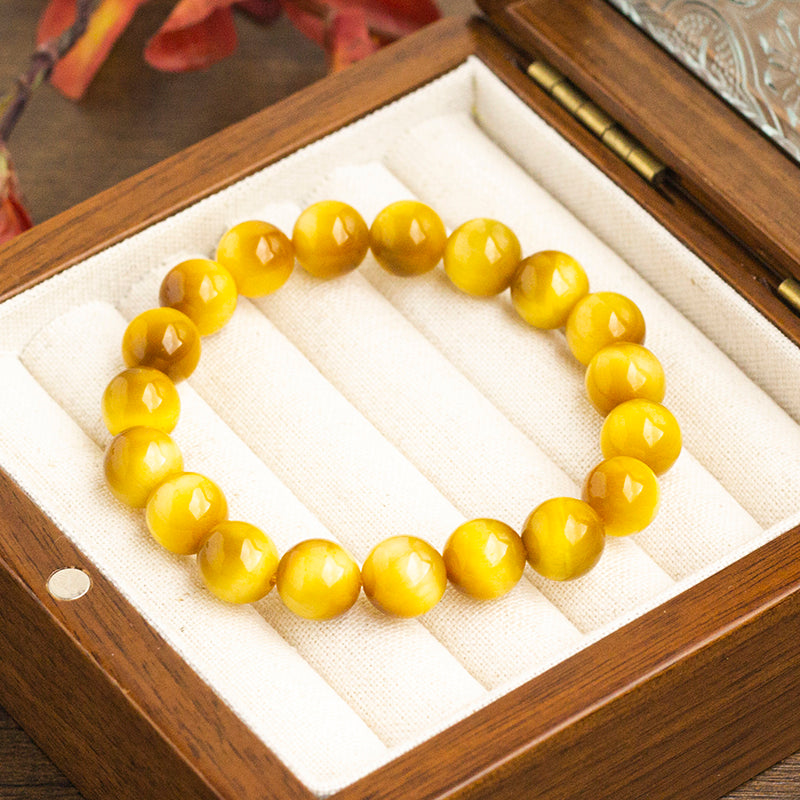 <You's jewelry>Exclusive customized gold tiger eye bracelet（10+）