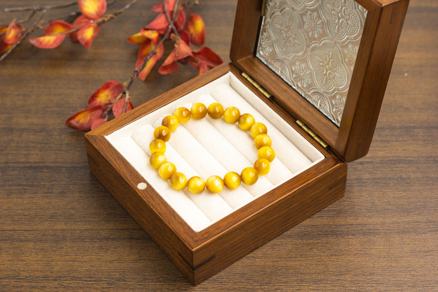 <You's jewelry>Exclusive customized gold tiger eye bracelet（10+）