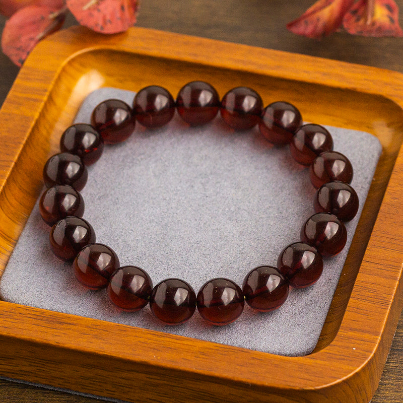 <You's jewelry>Exclusive customized blood amber bracelet（10+）