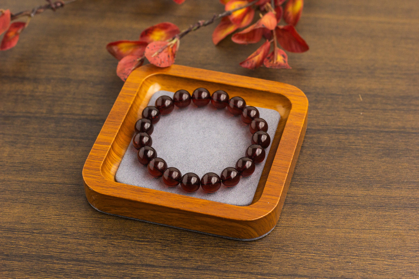 <You's jewelry>Exclusive customized blood amber bracelet（10+）