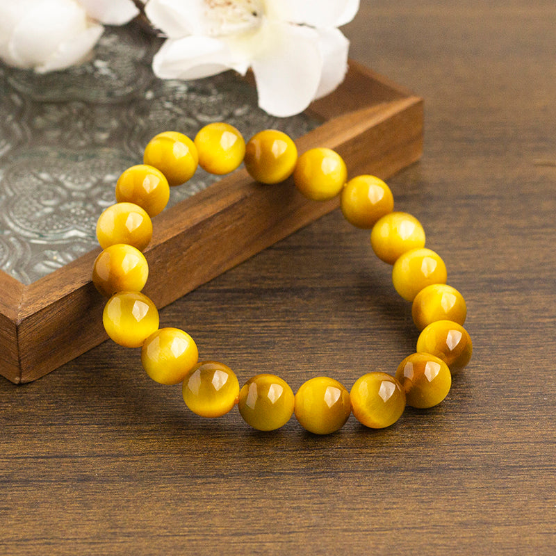 <You's jewelry>Exclusive customized gold tiger eye bracelet（10+）