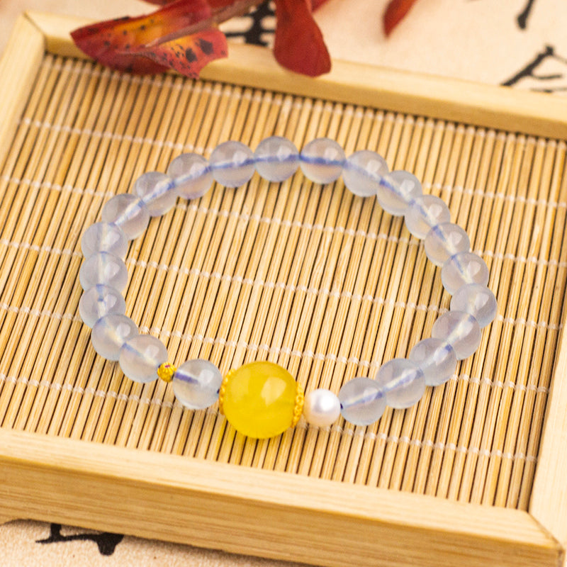 <You's jewelry>Exclusive customized aquamarine bracelet