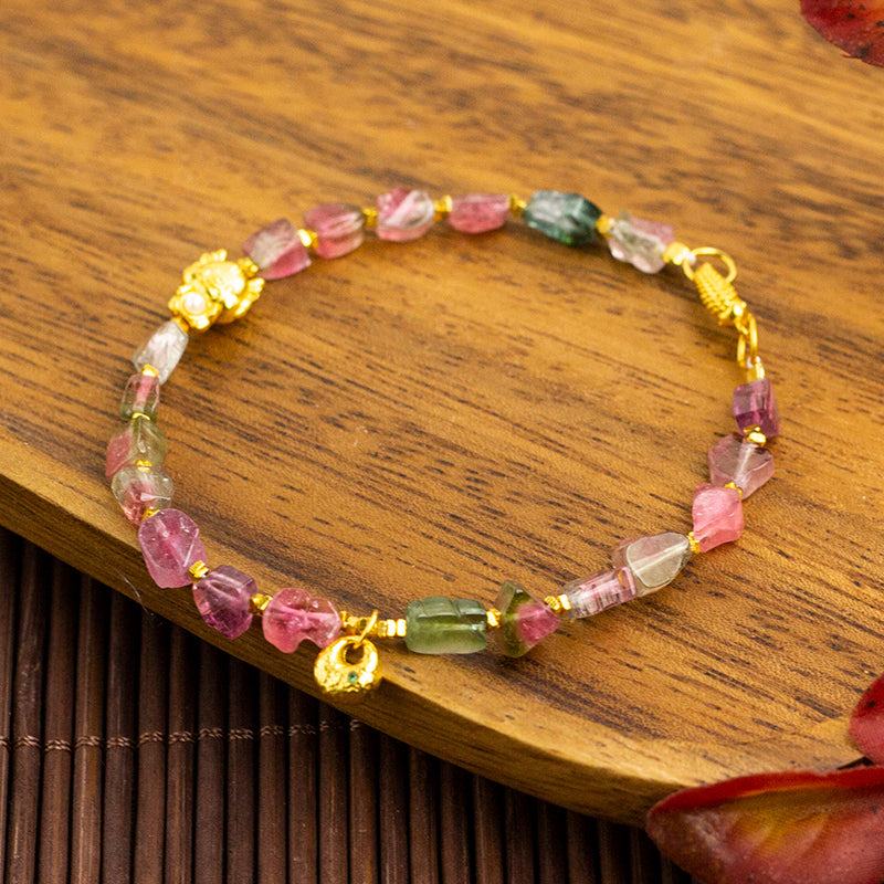 <You's jewelry>Exclusive customized watermelon tourmaline bracelet