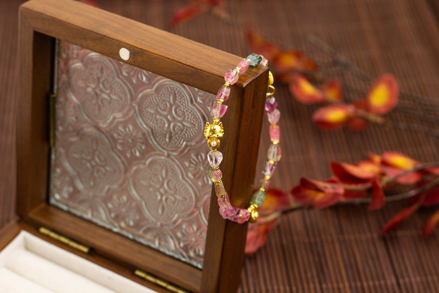 <You's jewelry>Exclusive customized watermelon tourmaline bracelet